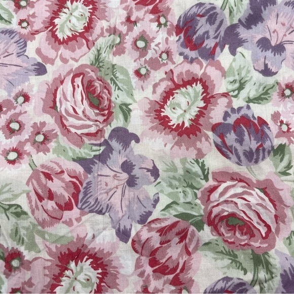 Laura Ashley Mother Child Vintage Romper Jumper Floral Cottagecore Cotton Boho - Picture 9 of 12